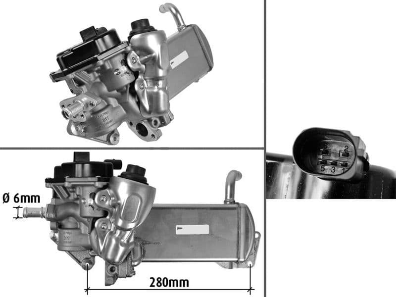 EGR Valfi Audi A4 Q5 2.0TDI 2010 — Foto