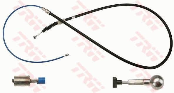 El Freni Kablosu Arka Aks Seat Cordoba (6L2)-IBIZA III (6L1) Skoda Fabia I (6Y2)-FABIA I Combi (6Y5) -Fabia I Saloon (6Y3)-FABIA II (542)-FABIA II Combi (545) VW Polo III Classic (6V2)-POLO IV (9N- 9A) — Resim
