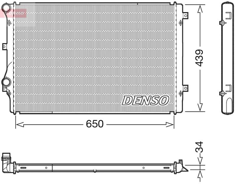 Radiator. Engine Cooling Audi Tt (8J) (06-14) — Resim
