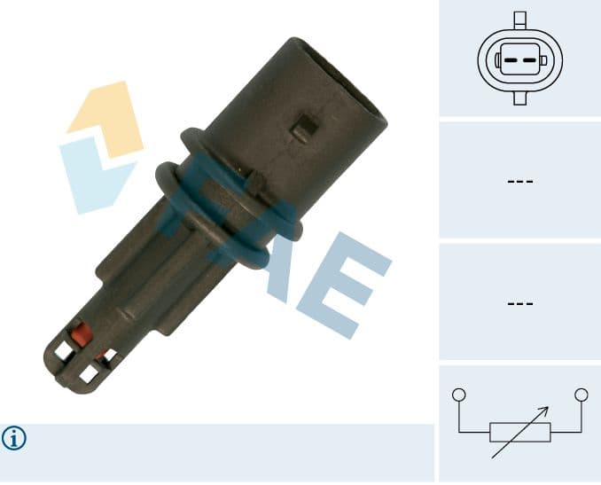 Hava Sicaklik Sensörü Astra G-H Combo B -Corsa D-Meriva A-Vectra B-Zafira B 1.4-1.6 16V XE-XEP-XER 145-146 — Resim