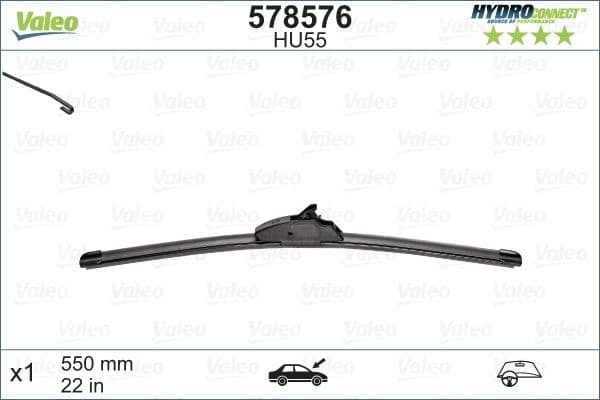 Swf Silecek Supurgesi Surucu Tarafi 550MM Fiat Punto Ducato Ford Focus Citroen Berlingo Mercedes Sprinter Peugeot Partner VW LT Transit Connect #### — Foto