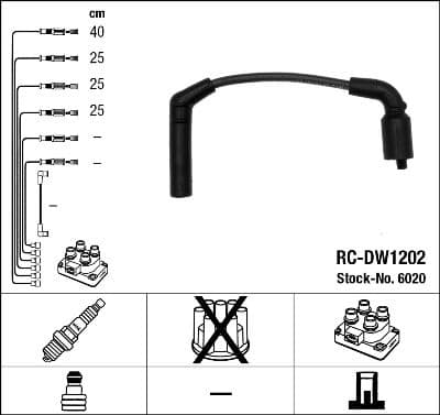 Buji Kablo Takimi (Set) Chevrolet Aveo-Kalos 1.2 8V Matiz-Spark 1.0 8V — Resim