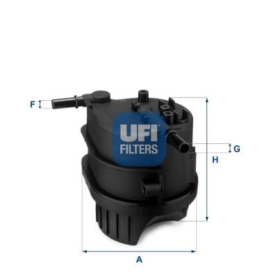 Yakit Filtresi Peugeot P307-P207-P206-BIPPER-NEMO-C3-C2 1.4 HDI-Fusion-Fiesta 1.4TDCI — Resim