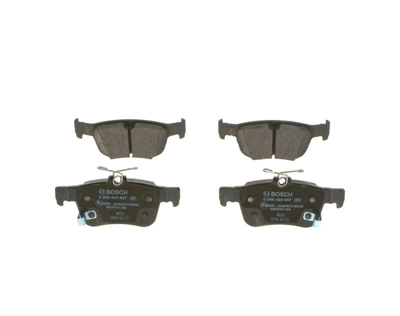 ARKA FREN BALATA HONDA CIVIC 1.6L R16B 4 kapı sedan benzinli (FC5 kasa) 16-> / CR-V 2.0L K20 (RD RE kasa) 02-06 / FORD TRANSIT CONNECT 1.5L 1.6L 15-> / KUGA 1.5L 1.6L 2.0L 13-> / FOCUS 1.5L 1.6L 2.0L 14 — Resim