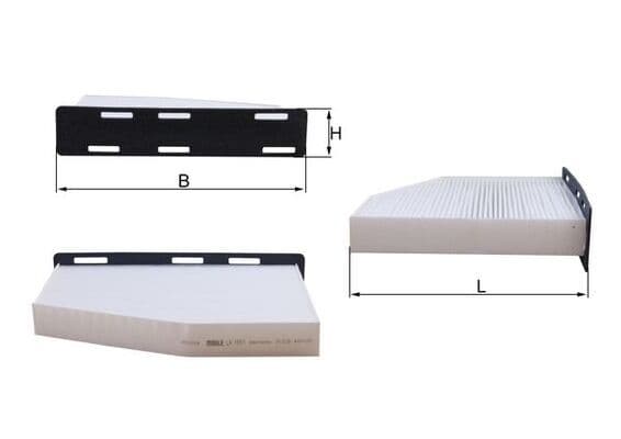 Polen Filtresi Karbonlu Passat Caddy-Golf V 2003 — Resim
