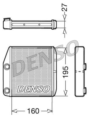 Kalorifer Radyator Doblo Fiorino 1.3JTD Egea 1.4 T-Jet 1.6 JTD — Resim