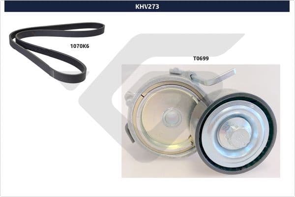 ALTERNATÖR GERGİ KİTİ (6PK1070) CORSA F-CROSSLAND-MOKKA-P108-P208-P301-P308-P508-P2008-C-ELYSEE- C3-C4-DS3-PROACE 1.2 B-D-F12XHT Puretech — Resim