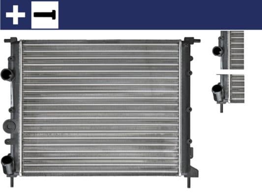 Su Radyatoru - ( Renault Kangoo 1.4 8V Nac / Clio II 1.5DCI 65PS Nac K7M / K7J / E7J / K4M Nac Megane ) 8MK376716-164 — Resim