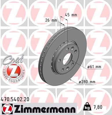 Fren Diski Ön Renault Kangoo II 08> Mercedes Citan W415 12>21 — Takım (2 Adet) — Resim