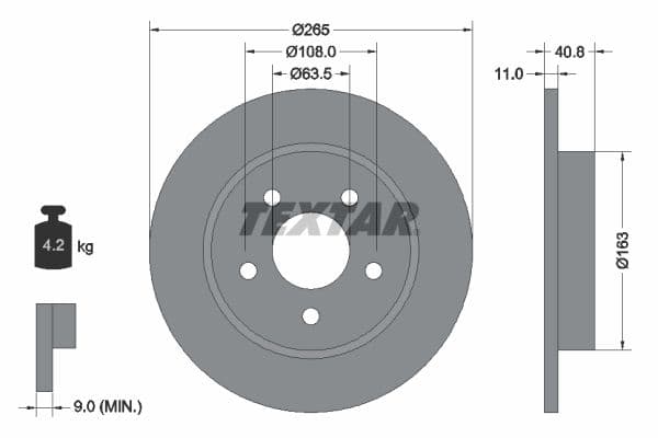 Arka Fren Disk Aynası — Resim