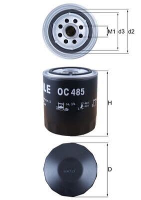 Yag Filtresi Passat-Skoda Superb 2.8 V6 -Audi A4-A6-A8-80 — Resim