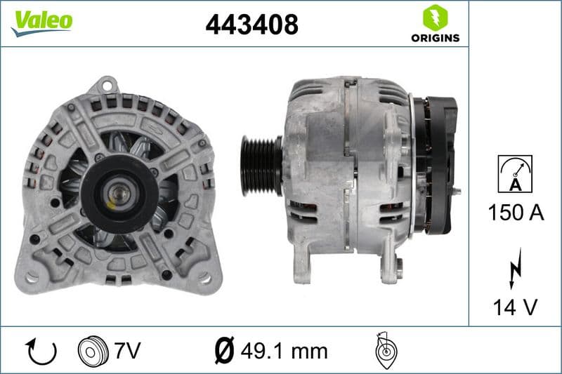 ALTERNATÖR RENAULT-NISSAN 1.9 Dci — Foto
